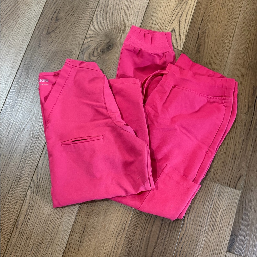 Women's Hot Pink Pull-On Jogger Pants